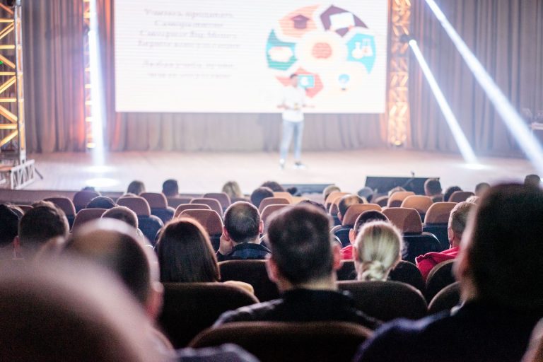 Audience at a conference